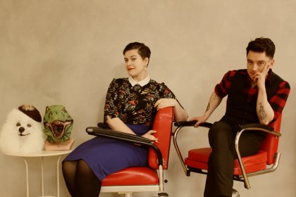 Nora Gomringer und Philipp Scholz (c) Judith Kinitz