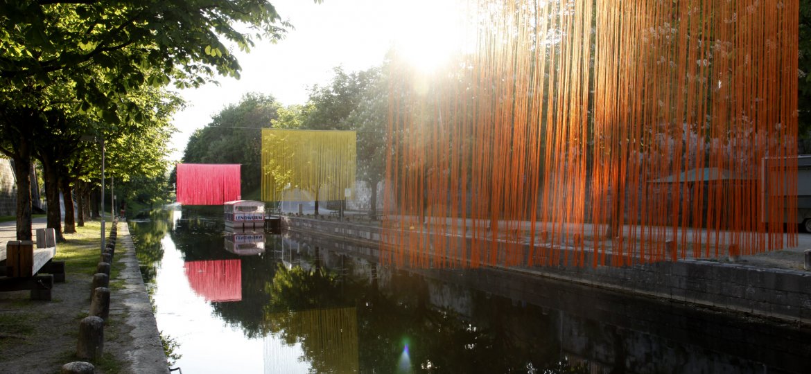 Installation von Elisa Vladilo im Lendhafen