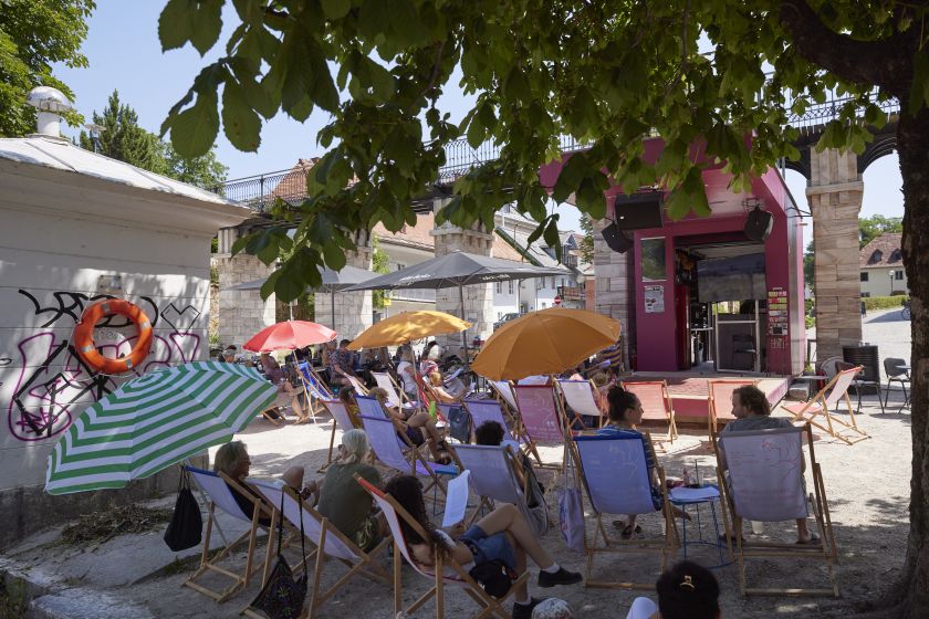 Bachmannpreis Public Viewing im Lendhafen